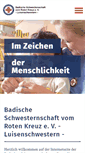 Mobile Screenshot of drk-badische-schwesternschaft.de